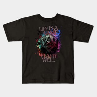 Life is a game, play it well Kids T-Shirt